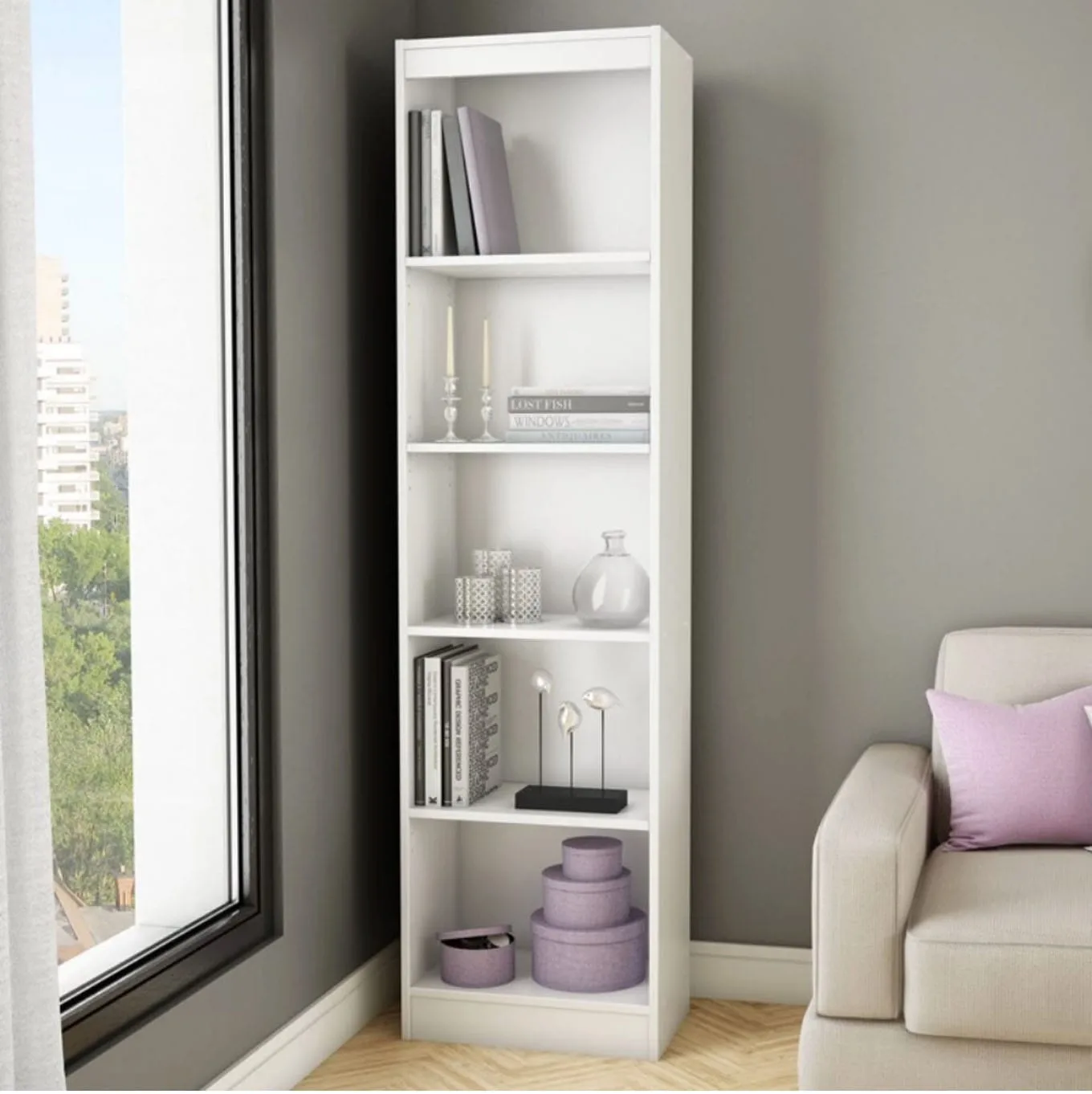 Narrow Bookcase