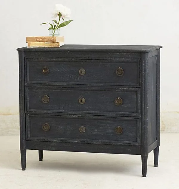 Navy Washed Wood Dresser