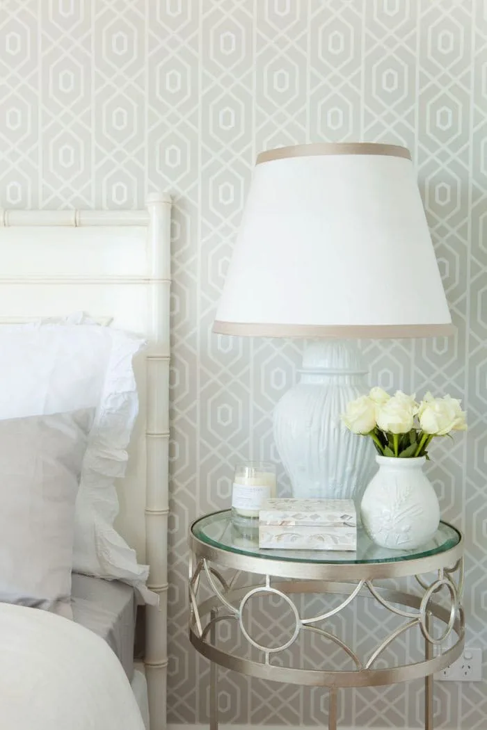 Round bedside table