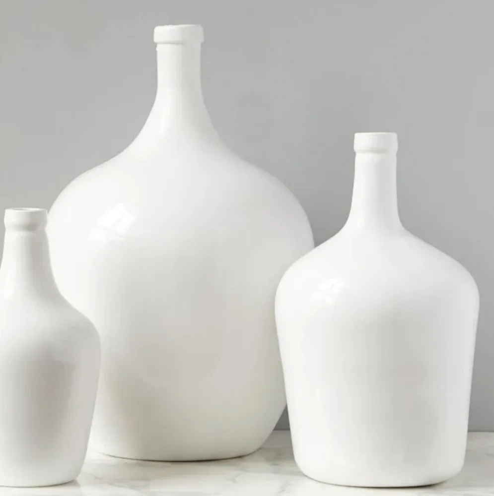 White Demijohn