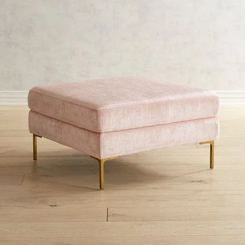 Barrett Blush Cocktail Ottoman