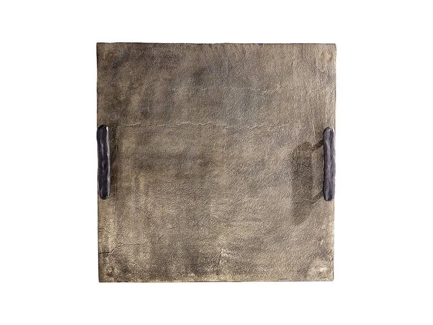 Pasca Tray in Antique Brass