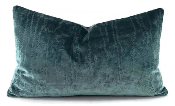 Turquoise Lumbar Pillow