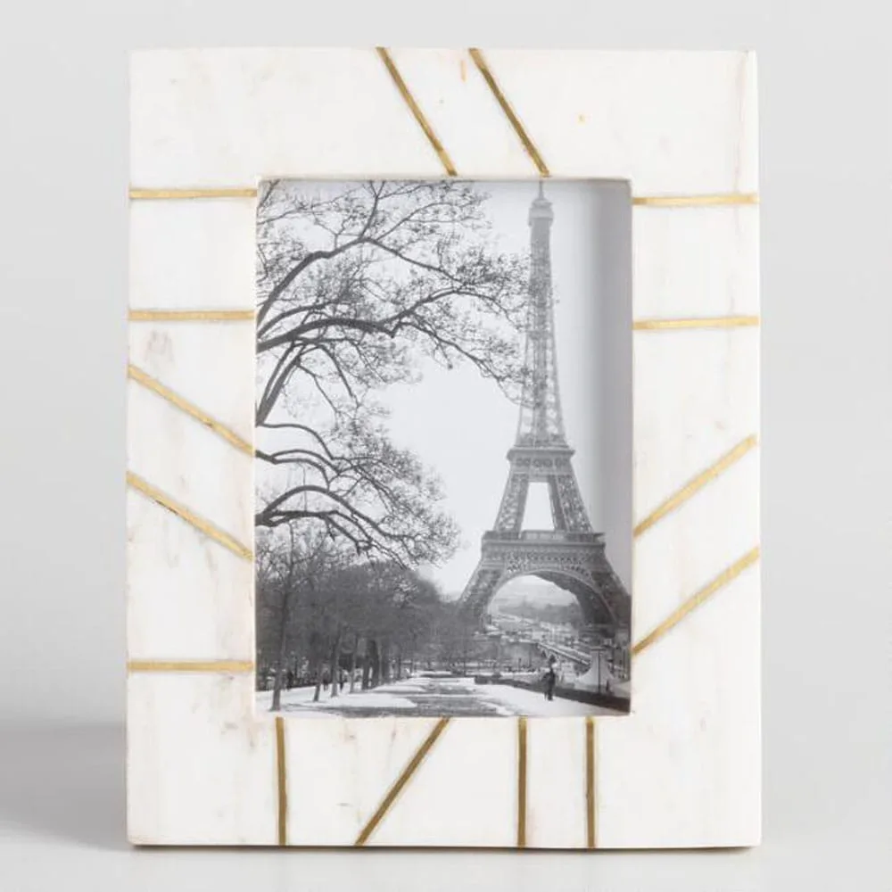 White Marble Frame