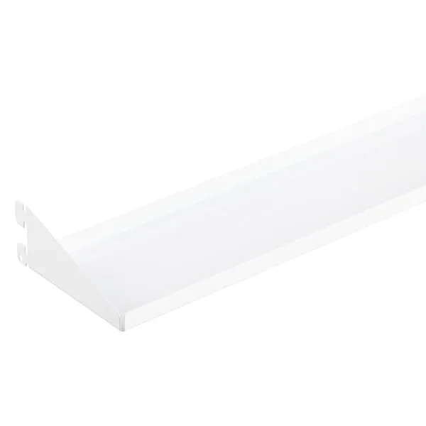 4”x18” elfa utilityshelf/tray white