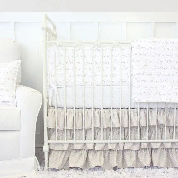 Crib Bedding: design detail 1