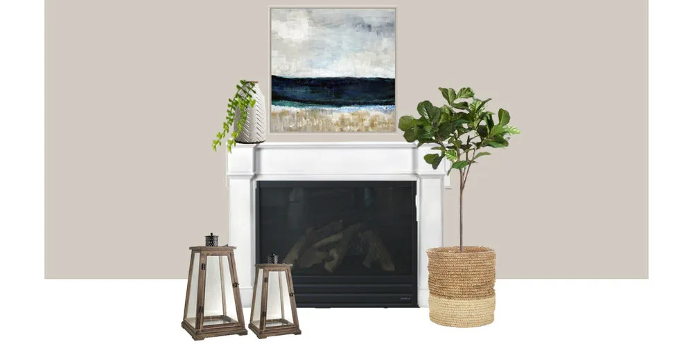 Fireplace: design detail 1