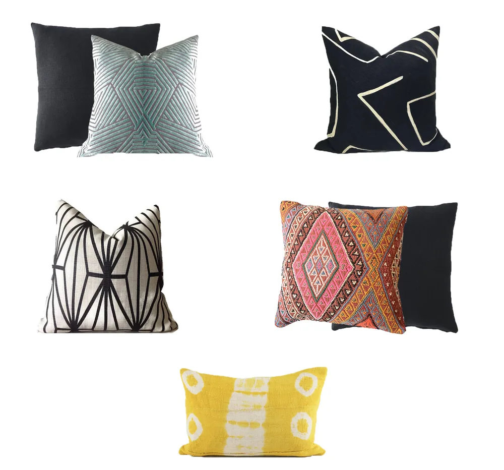 Option 1 Pillows: design detail 4