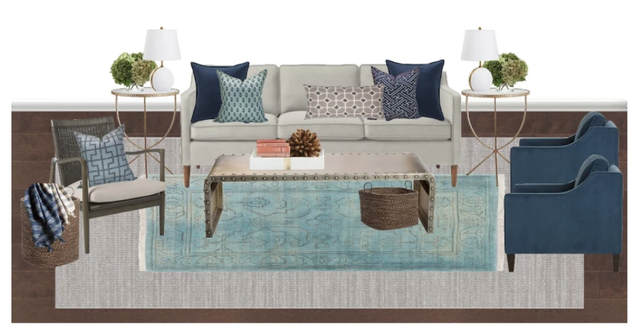 Traditional goes Transitional: design detail 1