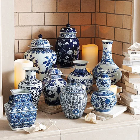 OPTION ONE - BLUE & WHITE JARS: design detail 4