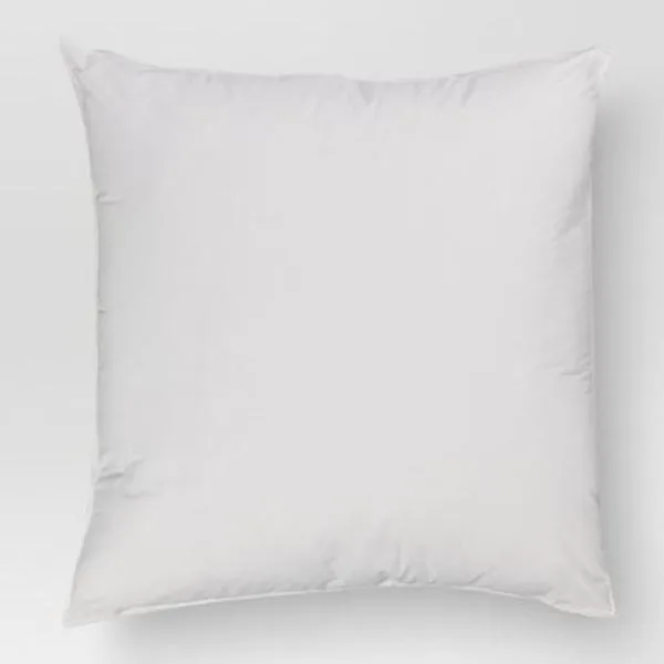 Solid Euro Square Pillow (26"x26") White - Threshold