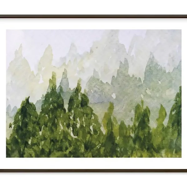 Tree Tops Framed Art