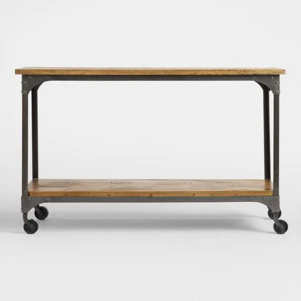 Wood And Metal Aiden Console Table