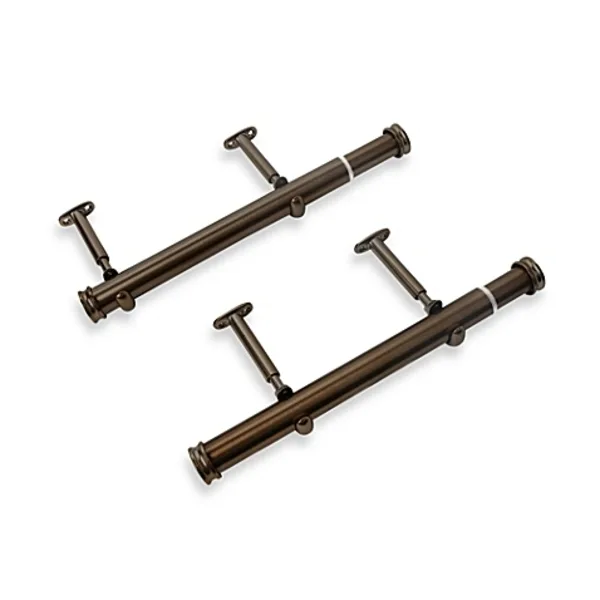 Cambria® Premier 12-Inch–20-Inch Side Mount Drapery Rods in Oil Rubbed Bronze (Set of 2)
