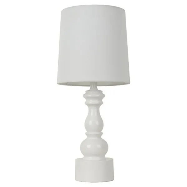 Turned Table Lamp with Touch On/Off