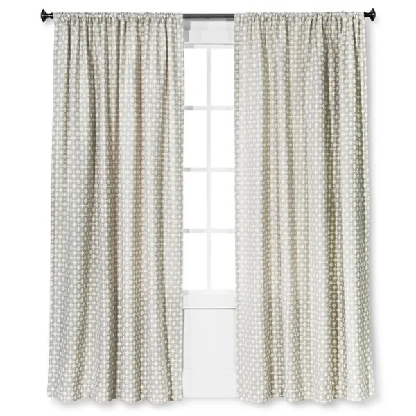 Woven Window Curtain Panel - Nate Berkus™ - 84"