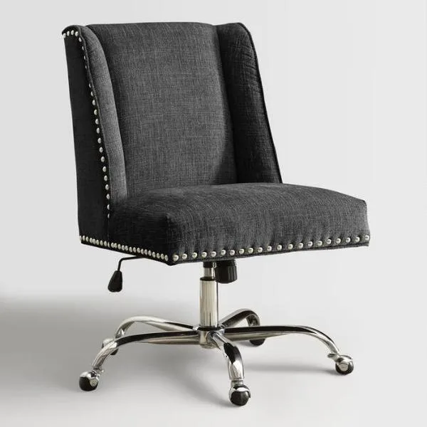 Charcoal Heathman Upholstered Office Chair