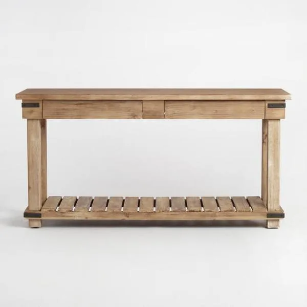 Distressed Wood Cameron Console Table