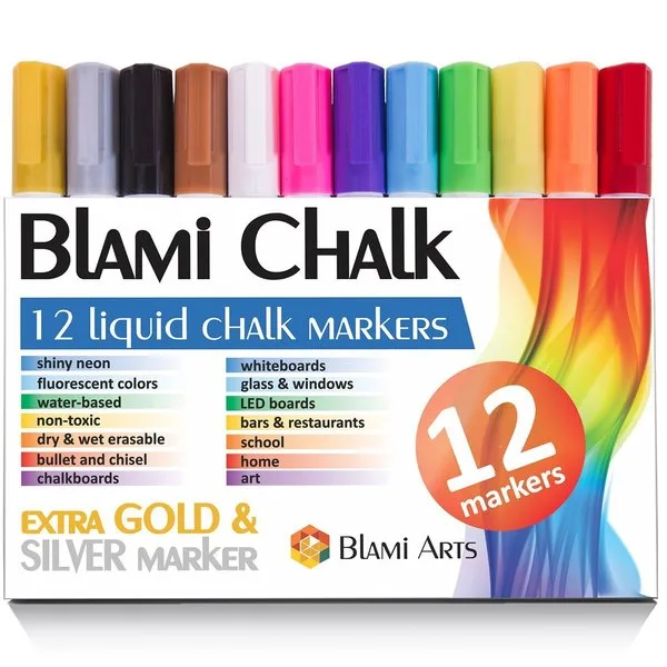 Blami Arts Chalk Markers for Kids