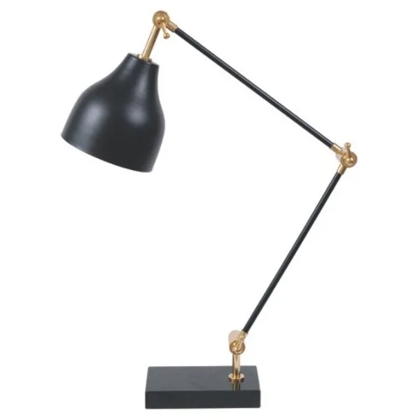 Black task lamp