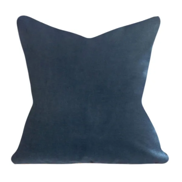 Peacock blue pillow