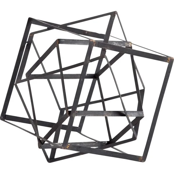 Black Metal Sculpture