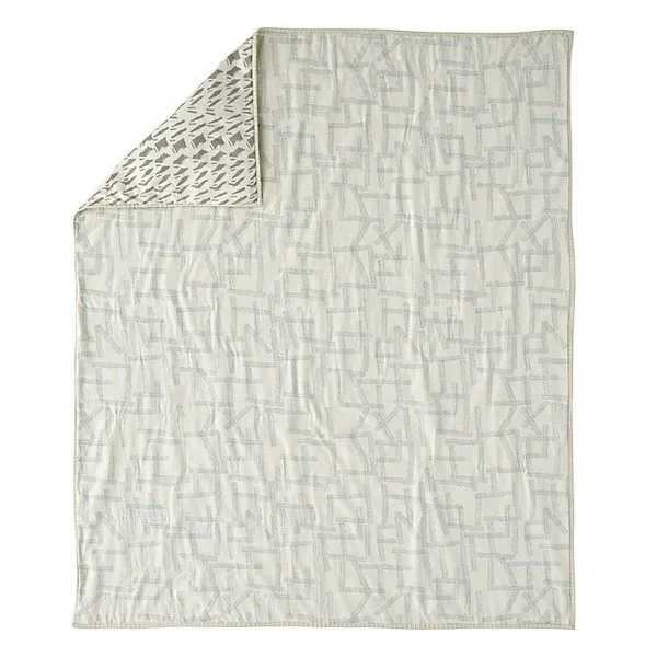 Daily Sketch Blue Baby Quilt