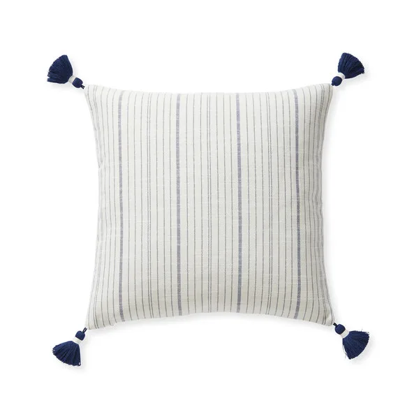 Surf Stripe Pillow Cover-Navy-20"