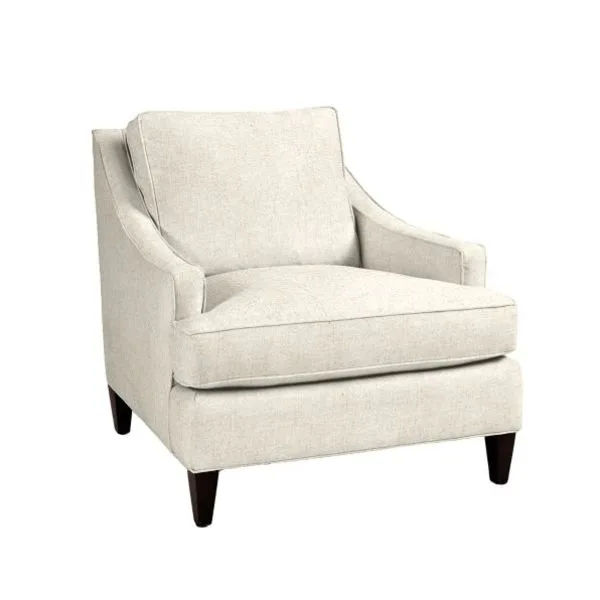 Cameron Chair- Danish Linen-Driftwood Legs