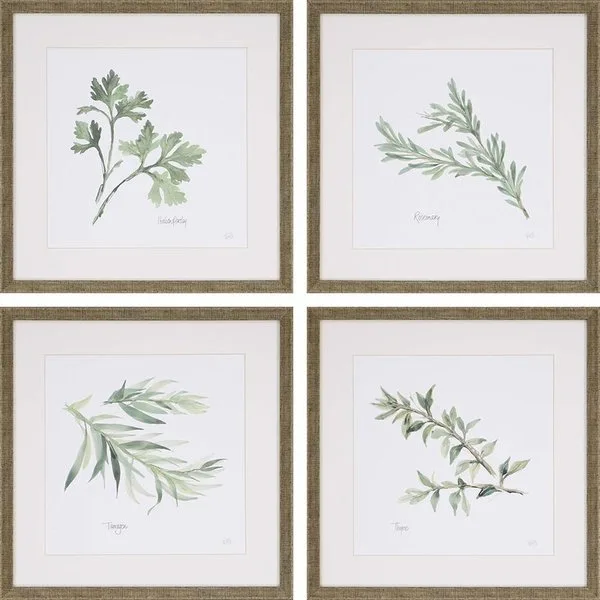 Herbs 4-Piece Art Set