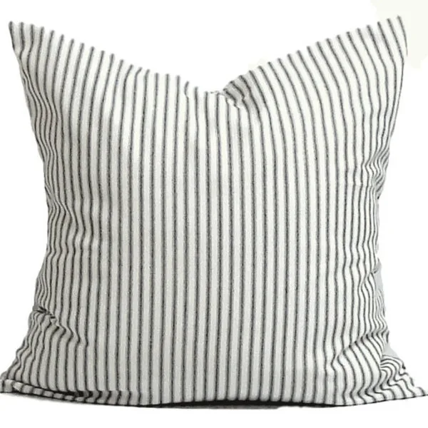 Ticking Stripe Pillow Covers