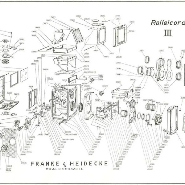 Rolleicord TLR - Camera Poster