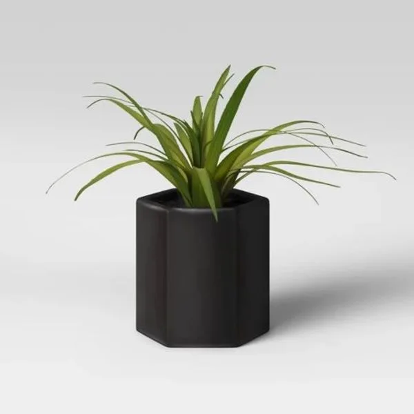 Artificial Plant with Black Pot