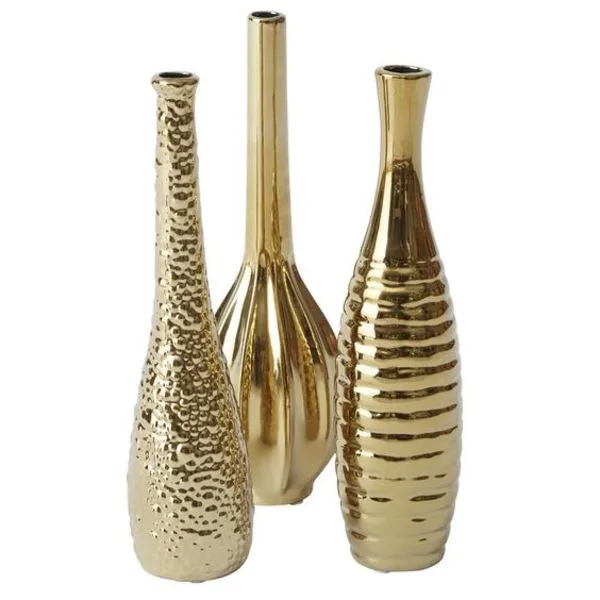 3 Piece Ceramic Table Vase Set