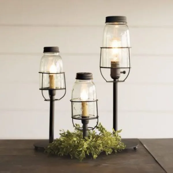 MASON JAR DESK LAMP
