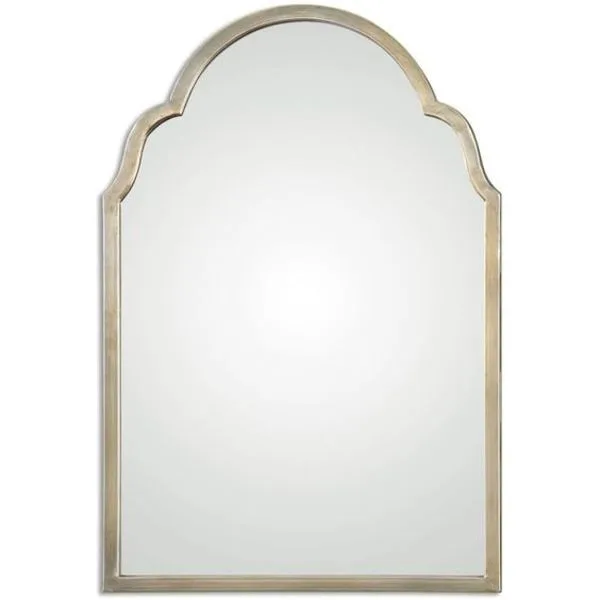 Uttermost Brayden Petite Silver Arch Decorative Wall Mirror