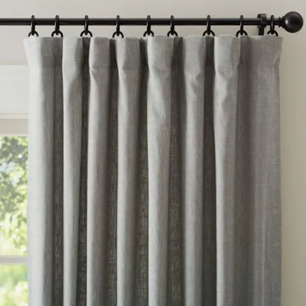 EMERY LINEN/COTTON POLE-POCKET DRAPE