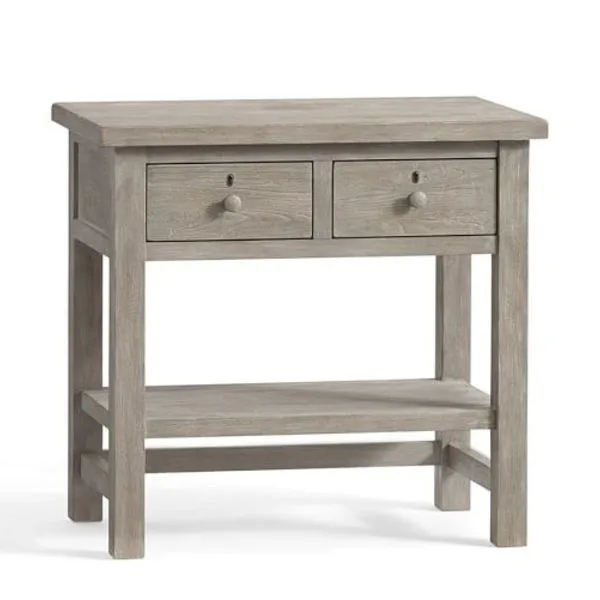 FARMHOUSE 2-DRAWER BEDSIDE TABLE