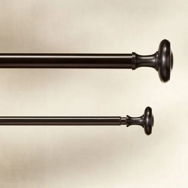 VINTAGE FACETED FINIAL, SET OF 2 - OIL-RUBBED BRONZE FINISH