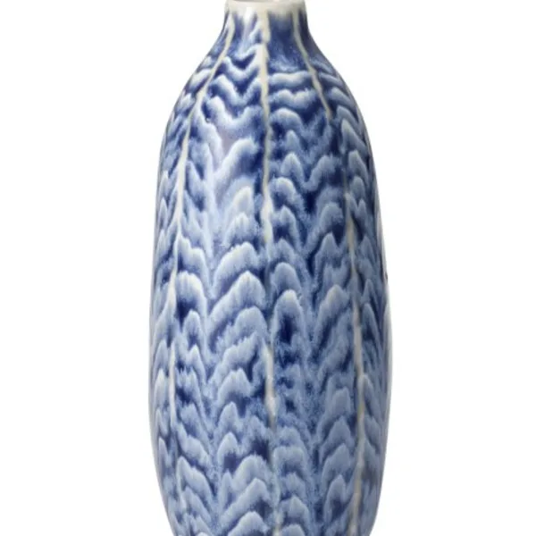 Ceramic Herringbone Vase