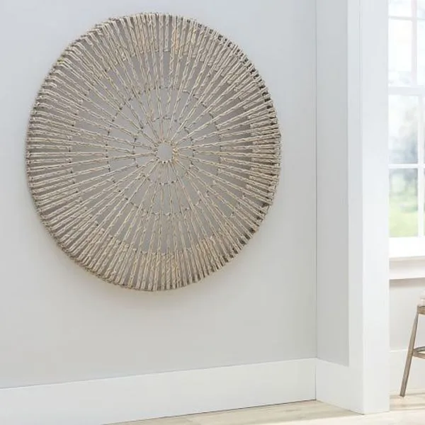 WOVEN WHEEL WALL ART