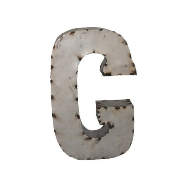 Metal Letter - G