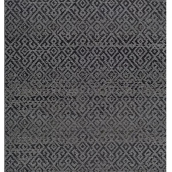 WALLER PAVERS BLACK/GRAY INDOOR/OUTDOOR AREA RUG