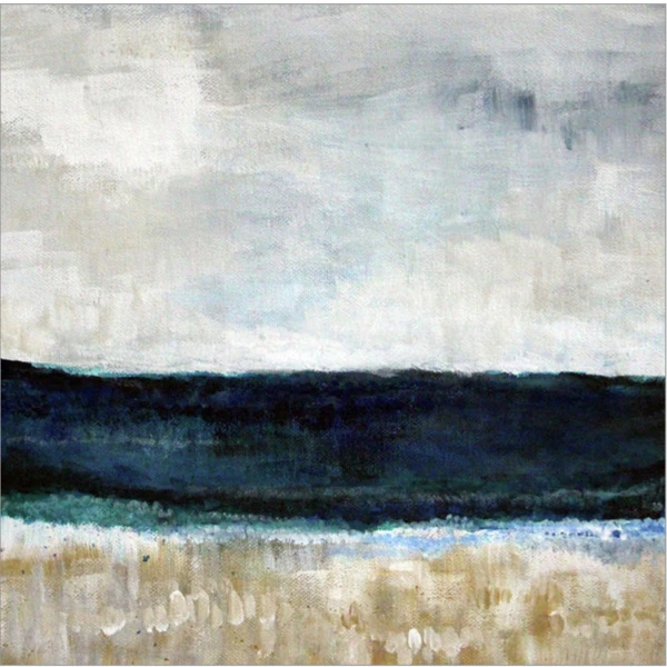 Beach- Abstract Painting Print. 30x30