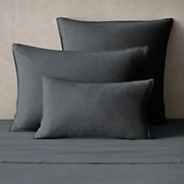HEATHERED COTTON-CASHMERE SHAM