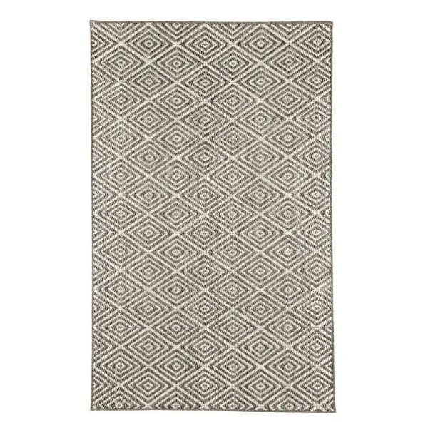 Diamond Sisal Rug-Gray 8x10