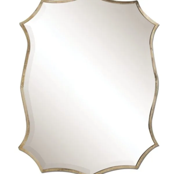 30" Shaped Frameless Wall Mirror