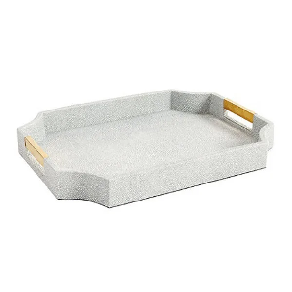 Faux Shagreen Tray