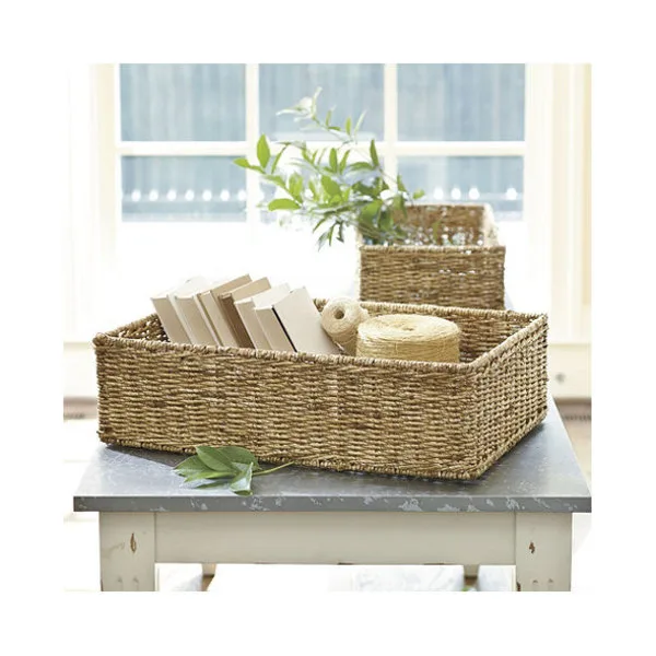 Woven Baskets-Set of 2 Extra Large Baskets
