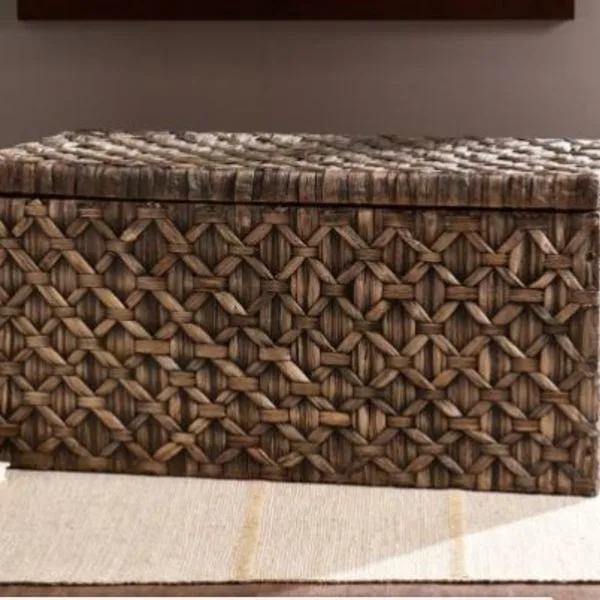 Savanah Storage Trunk - Blackwashed
